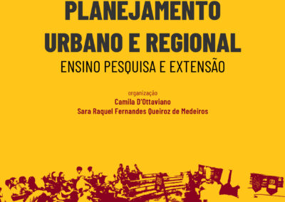 Planejamento Urbano e Regional Ensino Pesquisa e Extensão