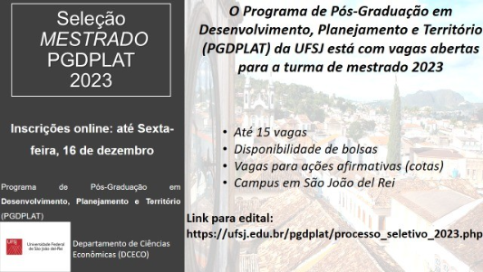 UFSJ  Universidade Federal de São João del-Rei